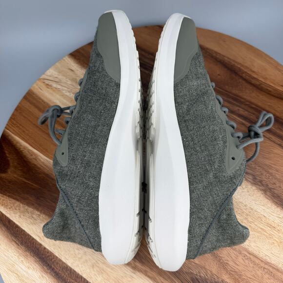 OluKai Koheo Hulu Shoes Men\'s 12 EU 45 Olive Suede Comfort Sneakers NEW main image 4